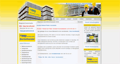 Desktop Screenshot of heep-geruestbau.de